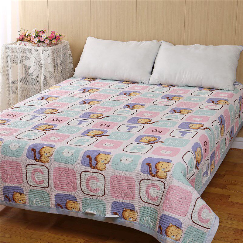 2024新款凉席夏季冰丝席可折叠可机洗凉感卡通学生宿舍单人空调席