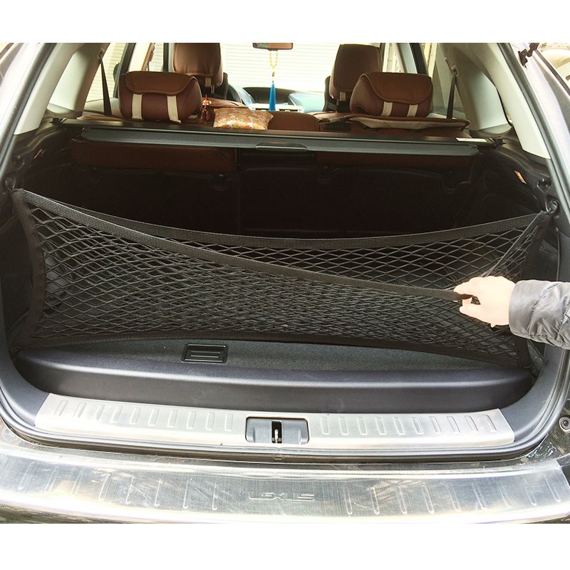 专用 于纳智捷大7汽车后备箱网兜 固定行李网MPV置物袋车内弹力网