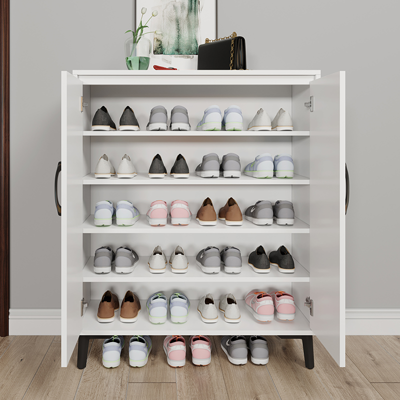 鞋柜家用有门口外简约现代客厅白色玄关柜经济型小尺寸大容量楼道
