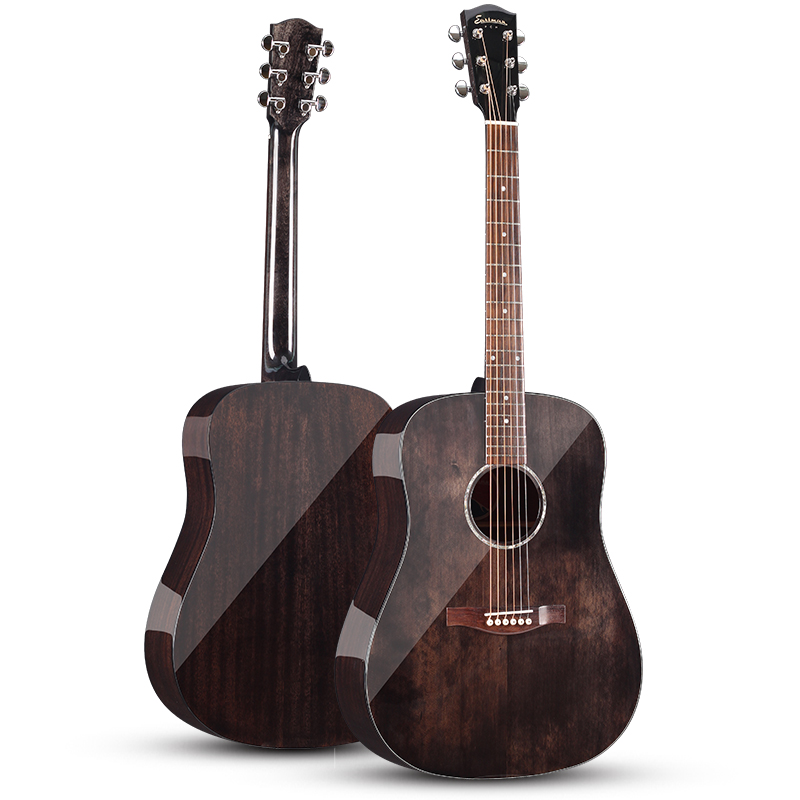 伊斯特曼Estmn PCH1单板吉他 PCH2单板吉他 电箱单板民谣木吉他