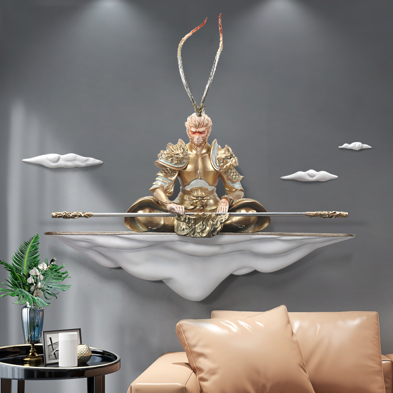 斗战胜佛壁挂客厅玄关墙面装饰挂件孙悟空3D立体浮雕壁画齐天大圣