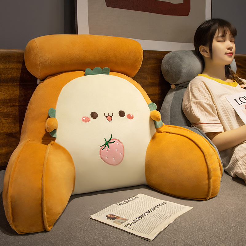 床头软包大靠背沙发靠垫宿舍学生枕头床上看书床靠护腰垫靠枕抱枕