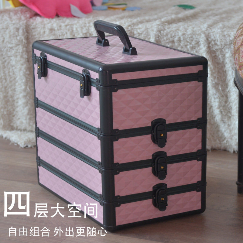 专业手提多层化妆工具收纳箱