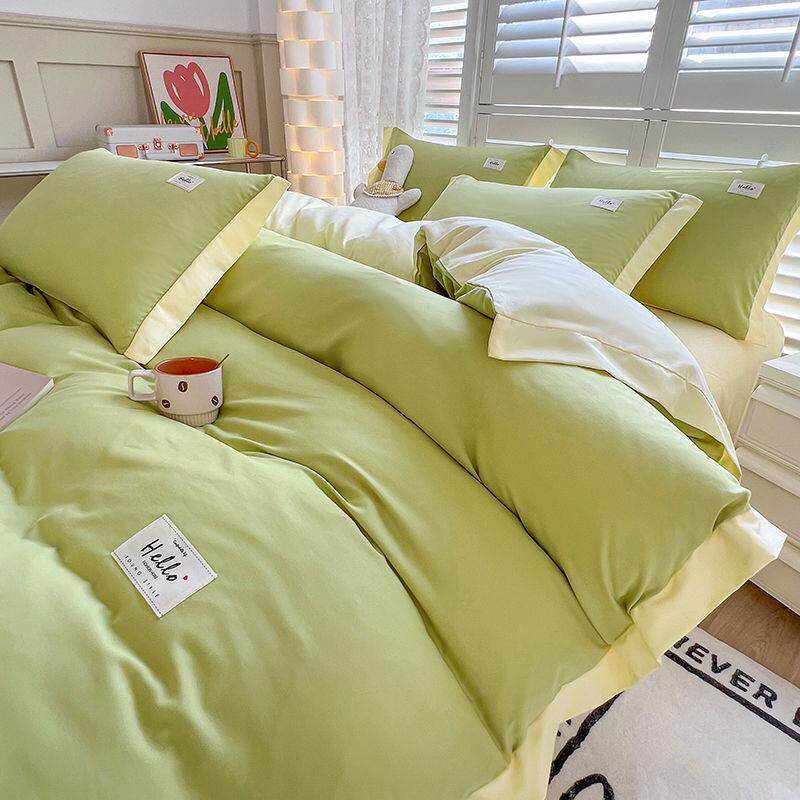 上四套被厂家直供套单件单被罩床单床款单人双人套床被宿舍三件套