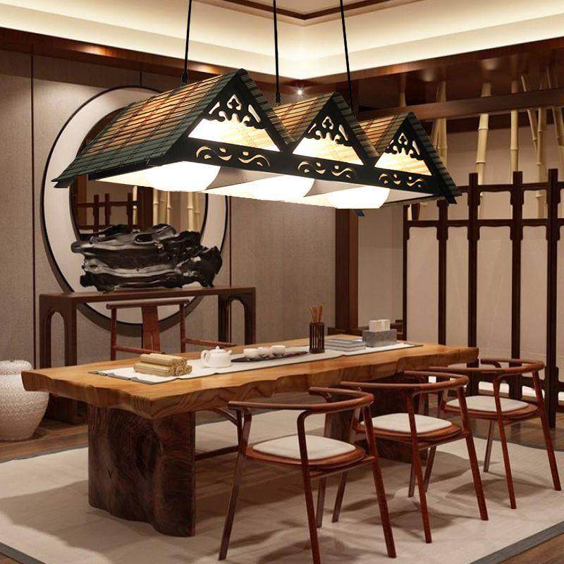 客中竹编22吊实灯木竹艺厅灯东式南亚田园灯具茶楼茶室餐厅书房吊,家装灯饰光源,智能吊灯,淘宝优惠券,粉丝福利购,淘宝优惠卷