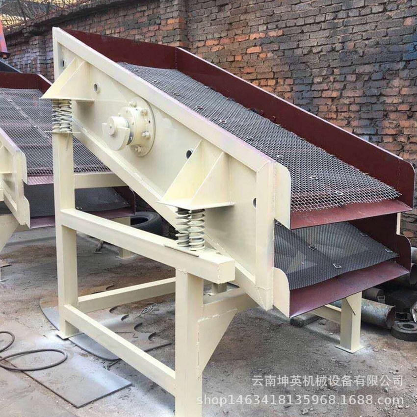 小型圆振动筛砂机河道砂石筛分