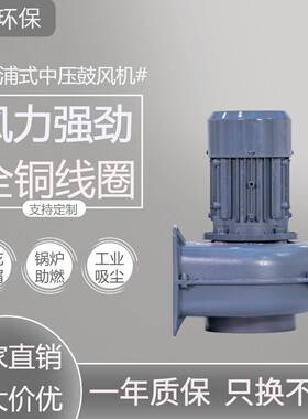 FM运S405EXD离心粉式鼓风机750W粒输纺织纤维集气尘体输送离心风