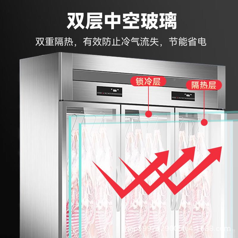 挂肉柜商用冷大示容量立446式猪羊肉藏保鲜柜冷冻展柜鲜牛肉吊肉