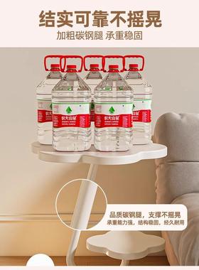 KUZ奶油风摆件茶几桌盆栽子边几客厅网红家用小子桌发小户型床边