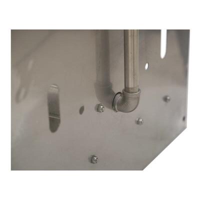 厂家销售20134不锈钢大板单/双面食槽干湿两0用ONL料槽猪隔用采食