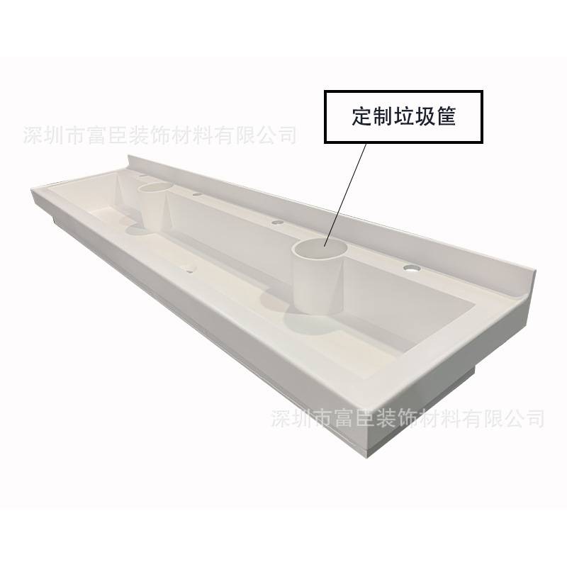 幼儿园洗手水槽儿童卫生间亚克力一体盆学校早教中心公共洗手池