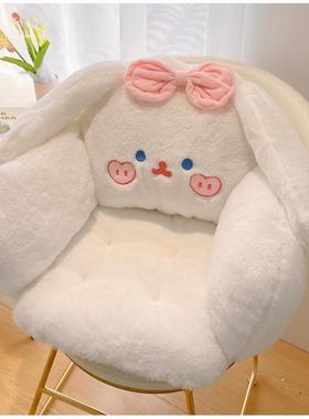 子坐垫椅靠公背一体办室YYR学久坐靠垫护腰座垫生宿舍屁股座椅垫