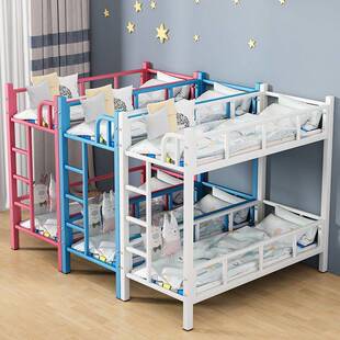 小学生托管班上下床幼儿园小餐桌辅导午睡双层儿童午托高低上下铺