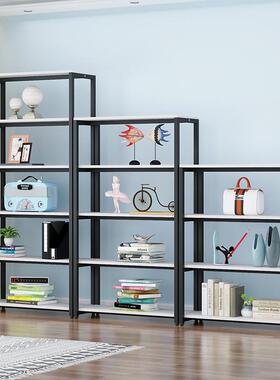 儿童家用钢木层书架落分多NQD层隔断置物架架储物架展地示仓储货