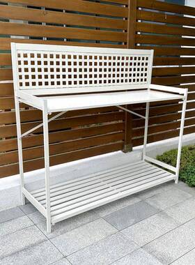 子户花架置物架一件起批阳42062台外花盆架园架艺操作台花店工具