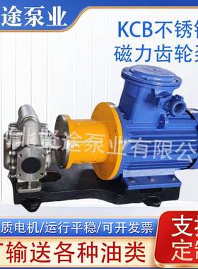 CB不锈钢K磁齿轮泵34材力质保温磁3890力泵型水泵卧式齿轮油泵