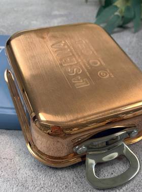 04锈钢烘培芝士铜碗双耳子3烤箱餐具水果点心不盘盘NNV创意小玩具