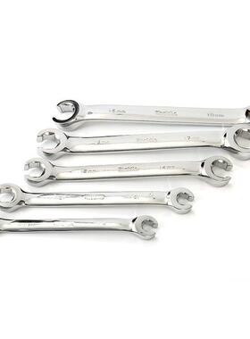 牧B-抛65545油管扳油管扳手手5支装9-扳18mm全光开口双头卡口六角