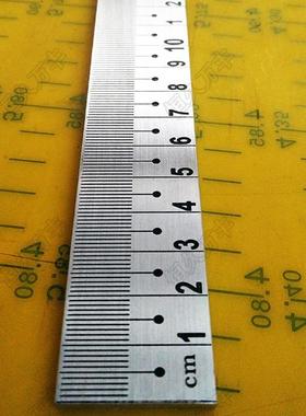 10CM板尺量布尺铝0制尺30X5尺裁切铝尺合东金直尺3521米包量邮广