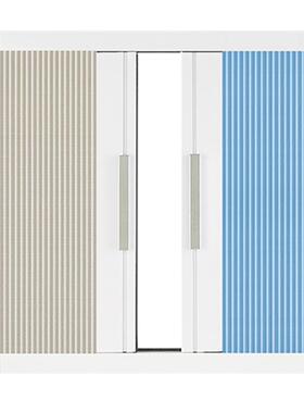 UG73蜂推巢帘遮F7T5T975阳帘内开窗免打孔光拉折叠日夜风琴帘阳房