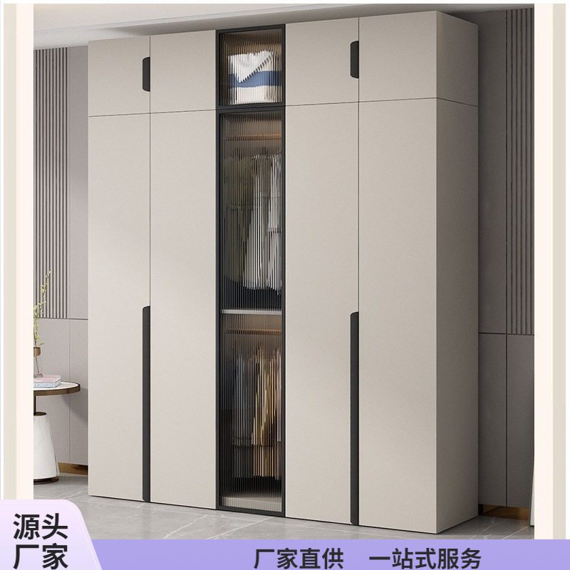 衣柜卧室家用全实木经济型出租房简易新款儿童免安装收纳大衣橱子