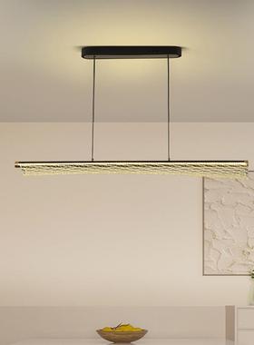 网小蛮腰格D吧长条餐厅吊灯现代简约轻61619奢台创意亚克力LE茶室