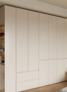 E2025新款NF级柜卧室家用简985约经现代济型分段式实木大衣衣橱