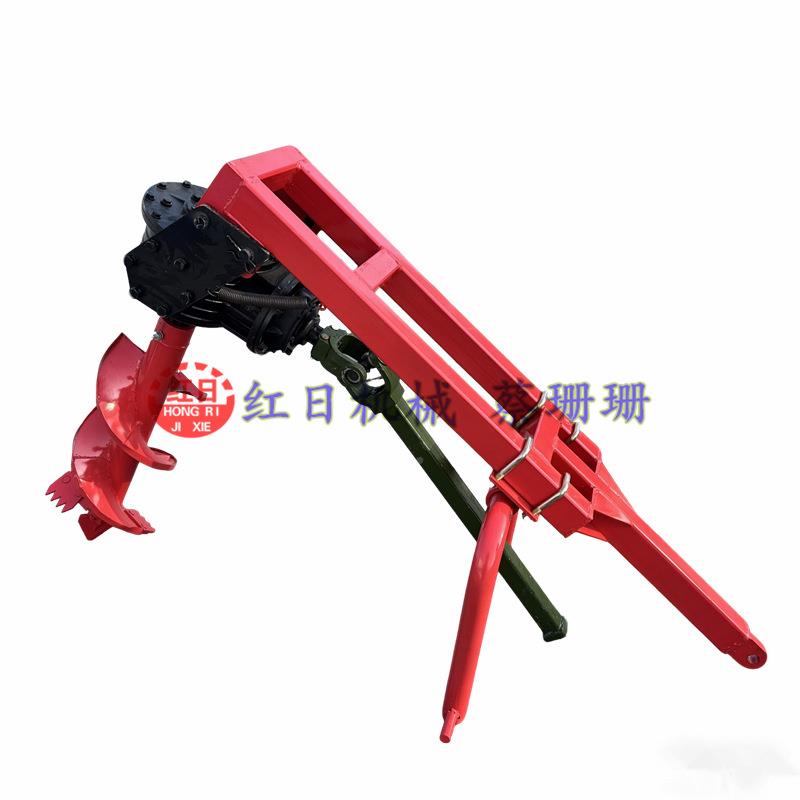 拖挖坑机拉机挖坑机钻TFK植树挖打洞机农用坑撒粪机加厚头打眼机