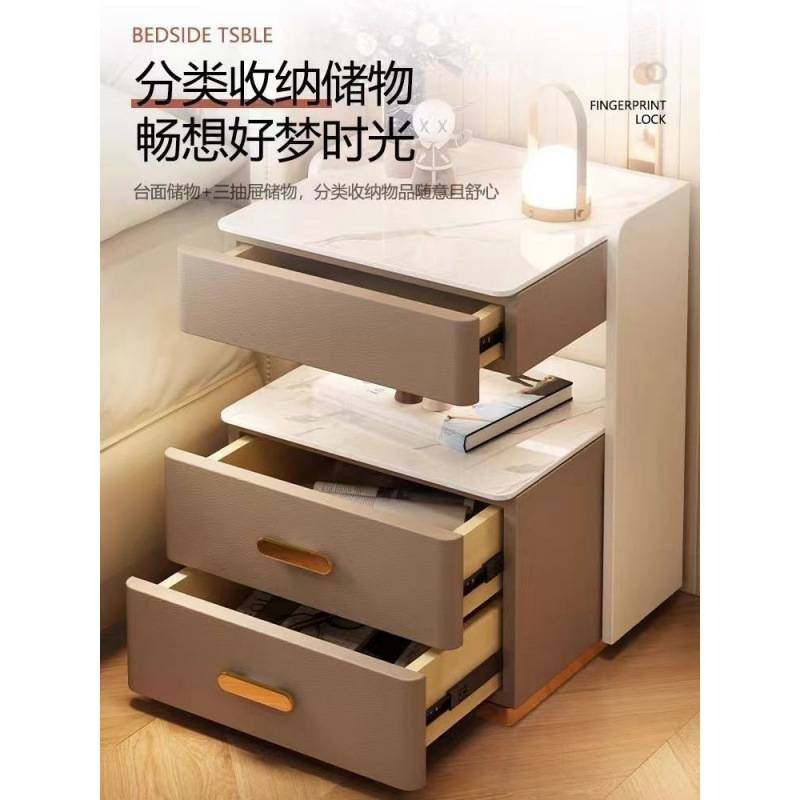 智能床头柜多功能无线充带灯整理柜轻奢实木收纳床边柜子岩板台面,鲜花速递/花卉仿真/绿植园艺,割草机/草坪机,淘宝优惠券,粉丝福利购,淘宝优惠卷