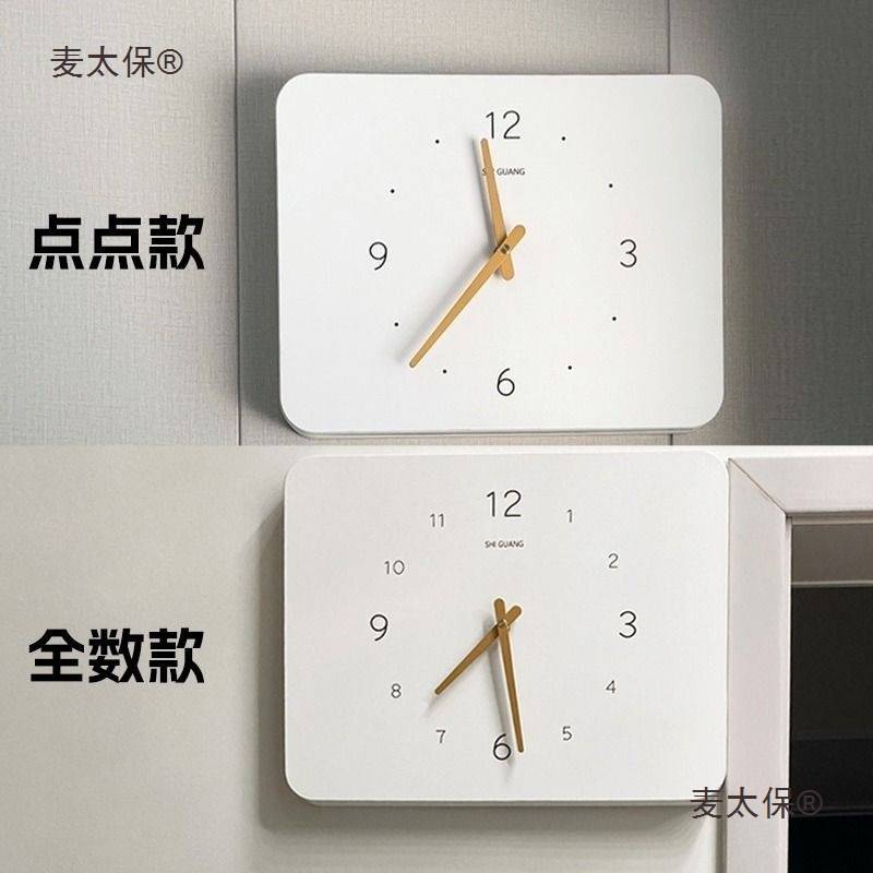 电表箱装饰画带钟表挂钟挂画配电箱遮挡时钟免打孔遮丑推拉麦太保