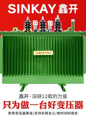 10kv/0.4变压器s11铜250kva三相315千伏安400kw电力500油浸变压器