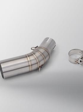 阳MAXS38094YM锈4三00排气管不钢中段SR6村R77小六角碳纤维吉消声