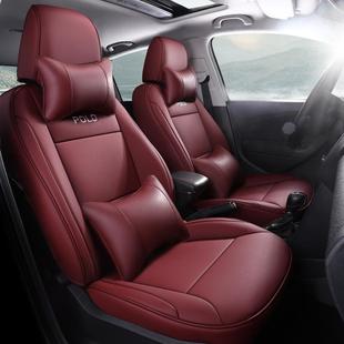 大众POLO专用汽车坐全女包围座套皮座垫座椅垫1套四季 675通用2081
