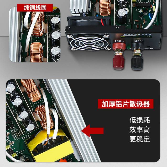 12V100A24V50A1200W1500W交直流转换恒流恒压开关电源大功率LED