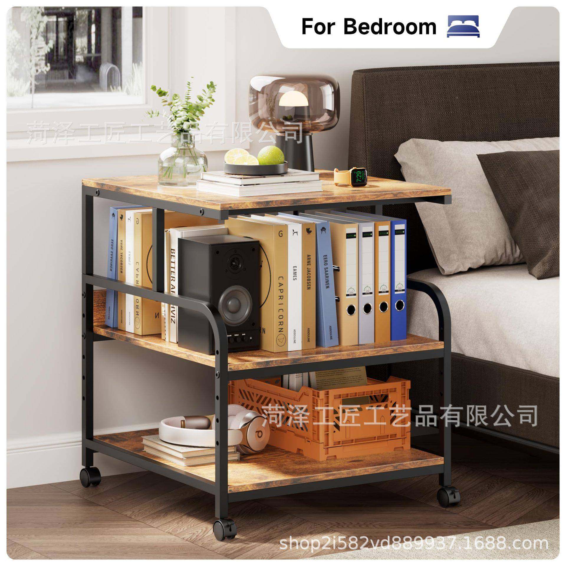 制落地式打印支架打印机支可动办公室放移针式打印机收纳架机办公