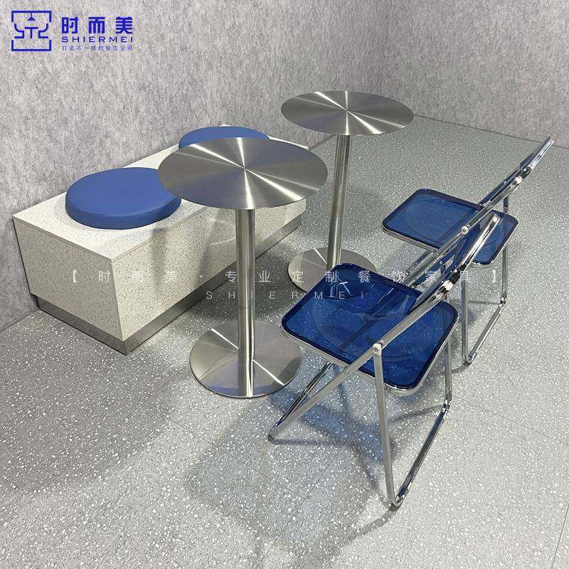 工业风奶茶甜品店咖啡店不锈钢桌椅组合蛋糕烘焙店靠墙卡座长条凳,鲜花速递/花卉仿真/绿植园艺,割草机/草坪机,淘宝优惠券,粉丝福利购,淘宝优惠卷