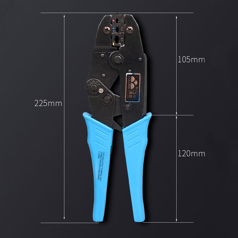 RV压线钳 SV工具 预绝缘冷压端子钳子 线耳钳 接线端子压线钳
