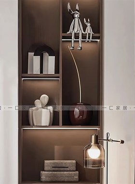 一匚 样板间软装摆件书房电视柜饰品 售楼处酒店会所装饰组合套装