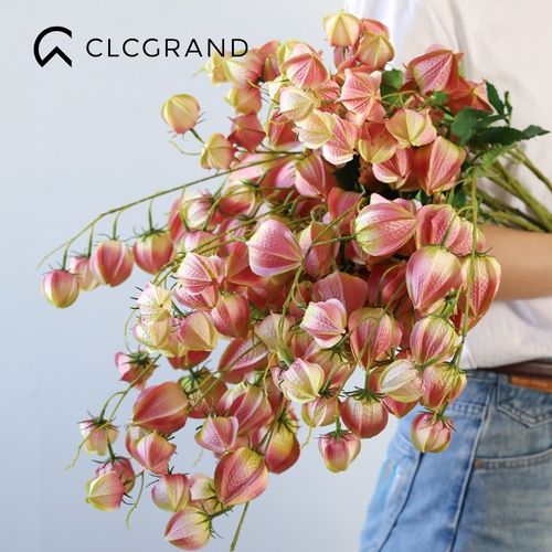 栾树果仿真花客厅假花装饰品摆件高级感餐厅高档插花花艺家居布置