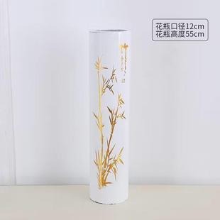 银柳专用落地高花瓶客厅干插花长枝仿真花摆件高档大号特大