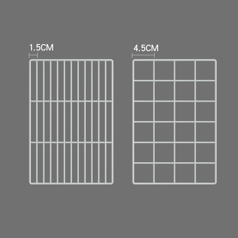 冰柜专用分层高5cm铁艺网格分隔筐冷冻柜内部加密隔断围栏雪糕筐