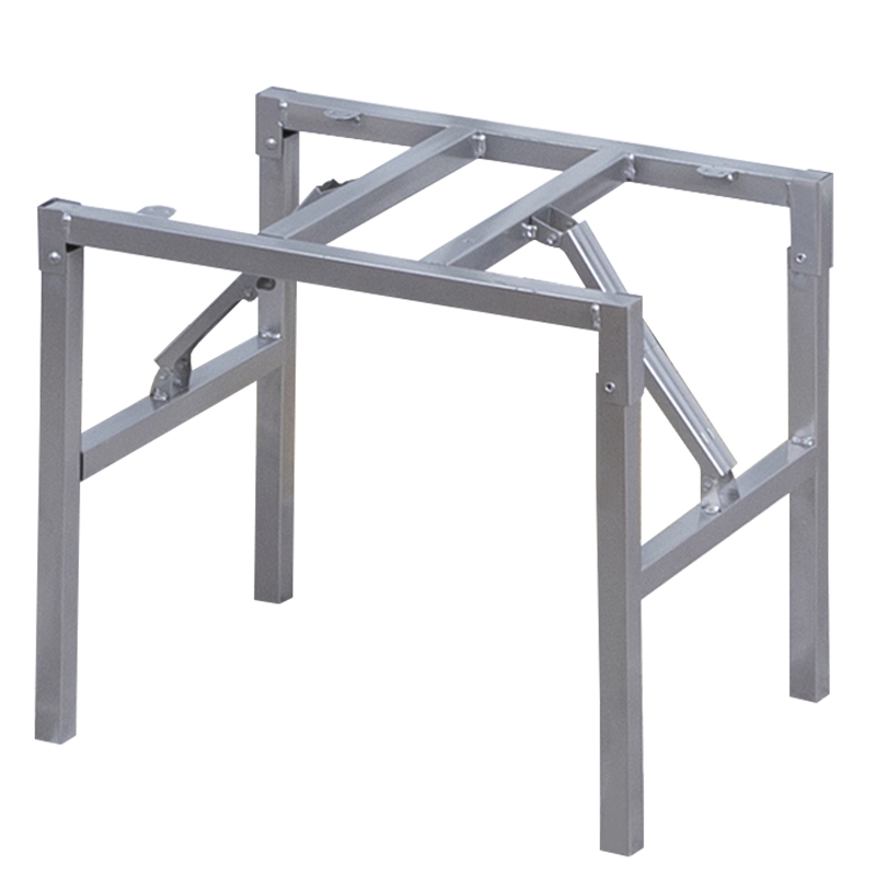 折叠长方形桌腿支架桌架子 铁饭桌腿支架 餐桌架脚支架 小桌支架