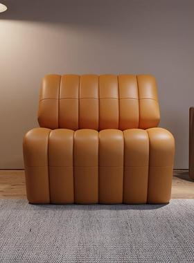 计巴塞罗那意沙式单人发椅师懒人异形折叠休闲设AL710821多功能躺