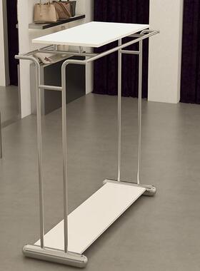 服装店专用中RBP岛货架双杠落地架不锈多功能服装衣架架展钢示子