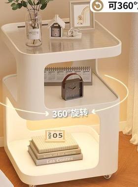 物沙发几茶几家用小客厅边桌轻奢移动边茶几角几创意床头置CXR架