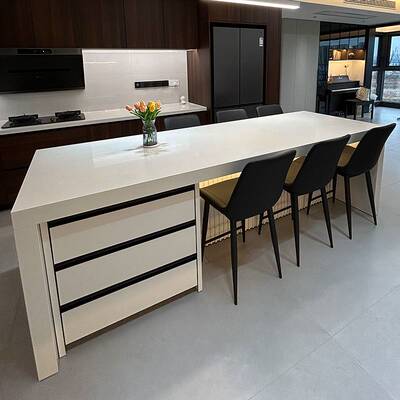 定 制6550CM厘米加坐高岛吧导台椅子靠背意式轻奢家用餐椅高脚凳