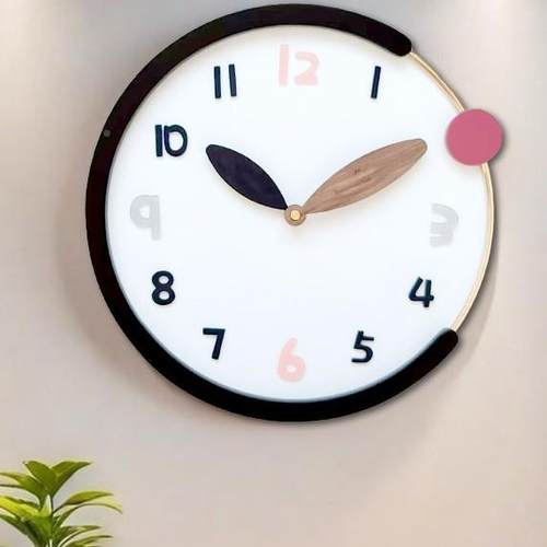 奶创2油风多吧安钟表挂钟客厅205新款时家用简约意挂ZQP墙钟