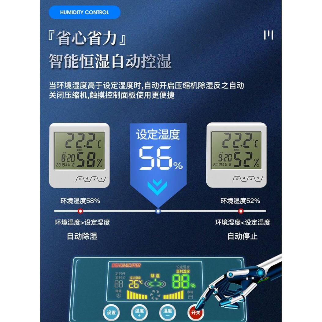 包邮松浦达工业除湿机家用地下室大功率除湿器仓库车间抽湿机商用