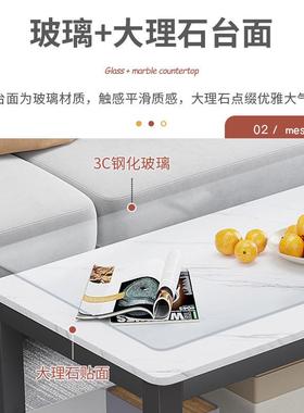 茶几客RGK厅家用璃轻玻奢现代简约迷你户小桌子网红茶桌钢化茶几
