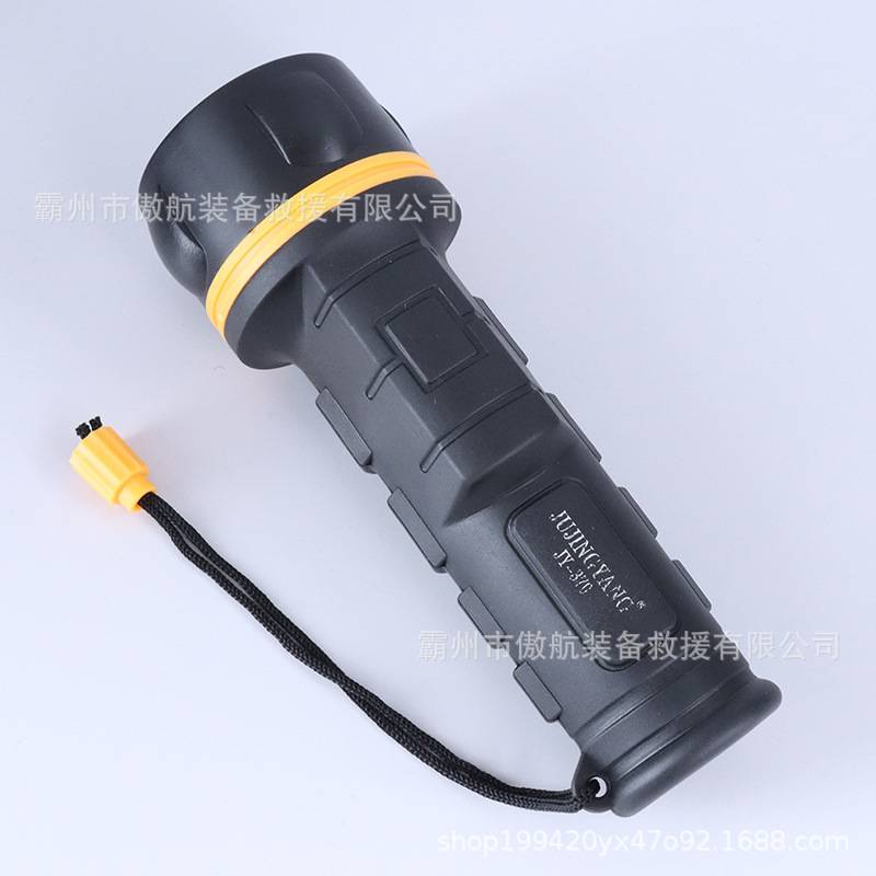 防汛手电筒聚光LED老式照明灯手提式强光巡检工作灯多功能应急灯
